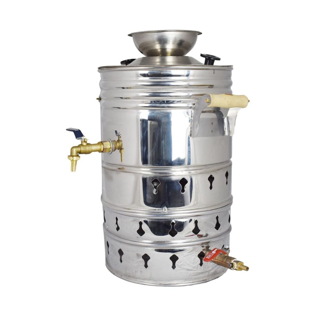 سماور گازی صنعتی استیل